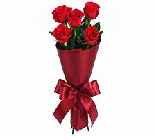 Букет 5 Красных роз Эдлесс Лав в Фастовецкой