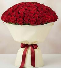 Букет 101 Красная роза Милано #REPLACE_PRED# Фастовецкой