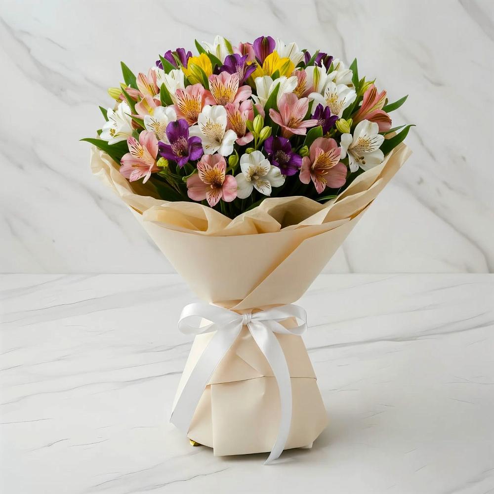 Букет цветов из: Альстромерии в Фастовецкой