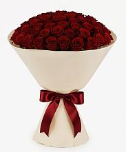 Букет 101 Бордовая роза Блэк Бакарра в Фастовецкой