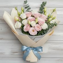 Букет цветов из:  Лизиантусы в Фастовецкой
