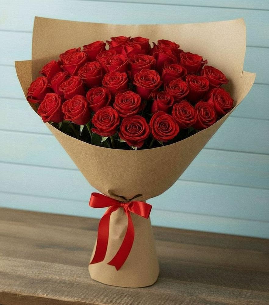 Букет Красные розы Милано в Фастовецкой