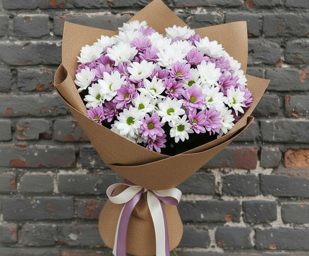 Букет цветов из: Хризантемы в Фастовецкой