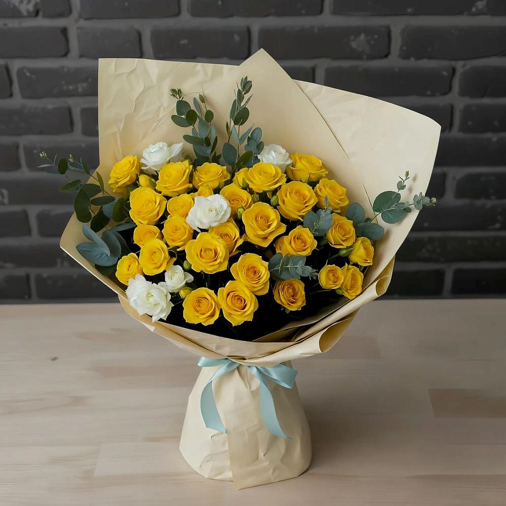 Букет цветов из: Розы в Фастовецкой