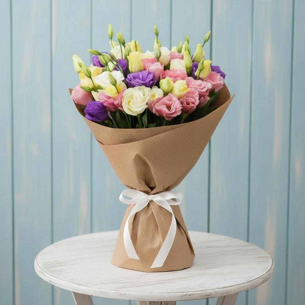 Букет цветов из: Лизиантусы в Фастовецкой