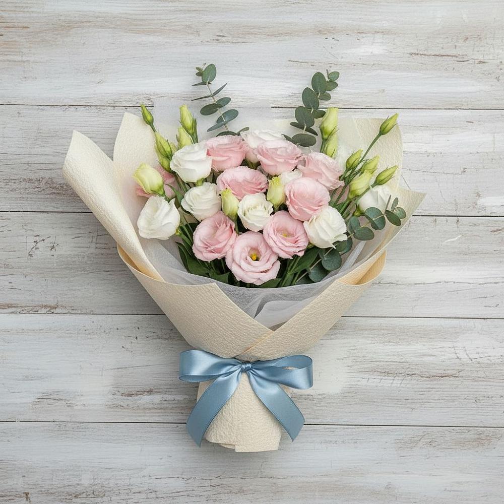 Букет цветов из: Лизиантусы в Фастовецкой